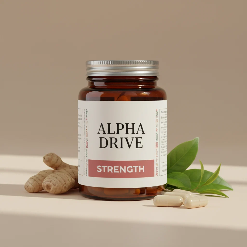 Alpha Drive kosttillskott vit burk 60 kapslar - recension